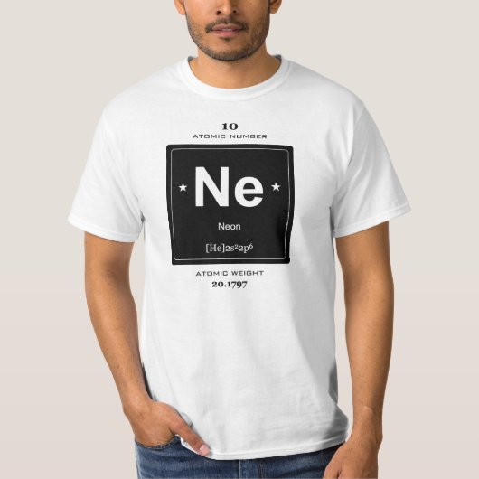 Ne, Neon (chemische Elemente) T-Shirt (Vorderseite)