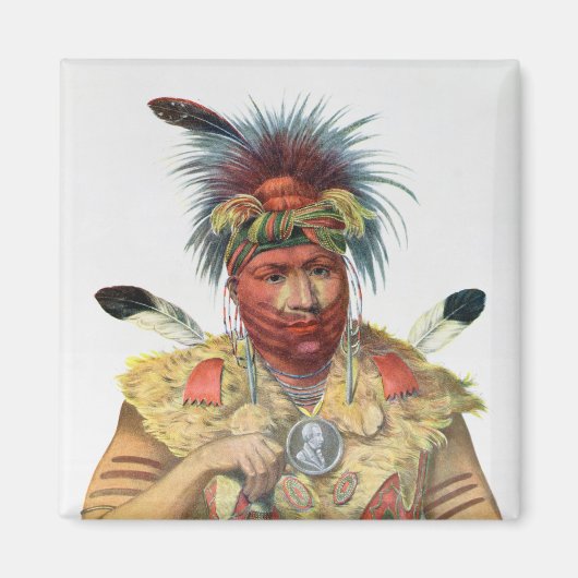 Ne-Sou-A-Quoit, ein Fuchsleiter Magnet (Vorne)