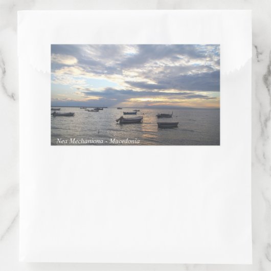 Nea Mechaniona - Mazedonien Rechteckiger Aufkleber (Tasche)