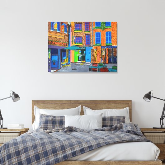 Neal's Yard London Leinwand Art (Insitu (Schlafzimmer))