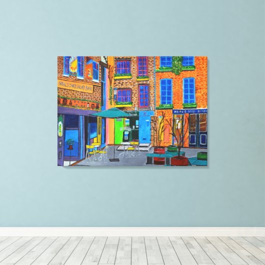 Neal's Yard London Leinwand Art (Insitu (Holzboden))