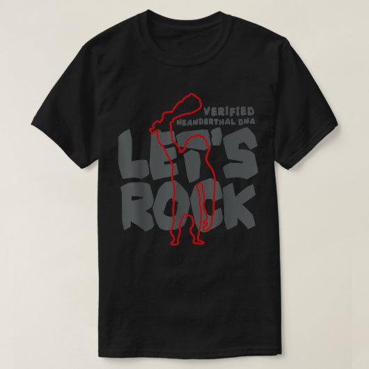 Neandertaler DNA Lasse Rock T-Shirt (Design vorne)