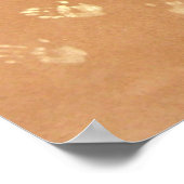 Neandertaler in Kalk Poster (Ecke)