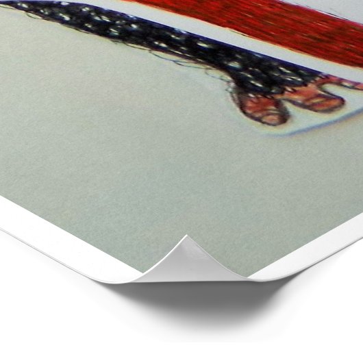 Neanderthal & 3 Freunde, Poster (Ecke)