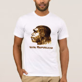 Neanderthal-"Abstimmungs-Republikaner-" Shirt (Vorderseite)