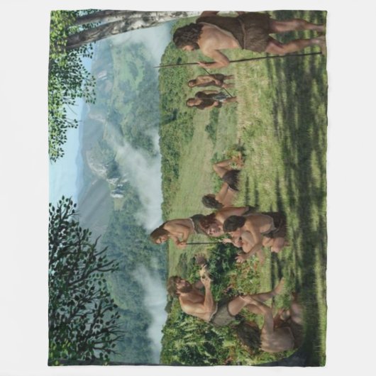 NEANDERTHAL FLEECEDECKE (Vorderseite)