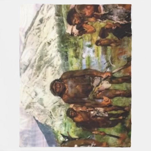 NEANDERTHAL FLEECEDECKE (Vorderseite)