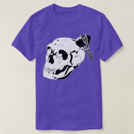 Neanderthal Skull Classic TShirt (Design vorne)