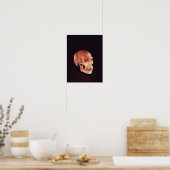 Neanderthal Skull, entdeckt auf Mt Carmel Poster (Küche)