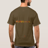 Neanderthal (vorne und hinten) T-Shirt (Rückseite)