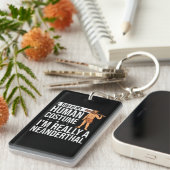 Neanderthaler Caveman-Frauen-Schädelgeschenk Schlüsselanhänger (Vorderseite rechts)