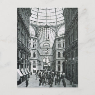Neapel, 1908, Galleria Umberto I Postkarte