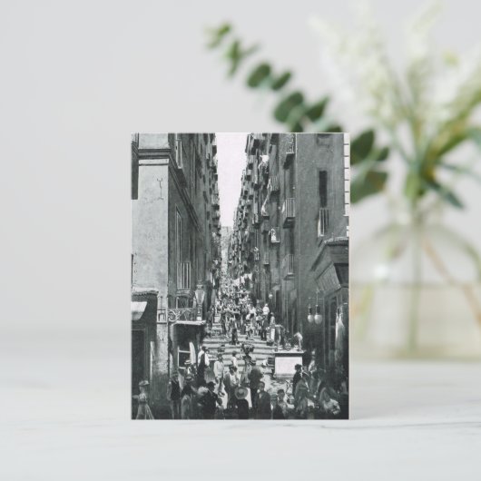 Neapel, 1908, Gradoni di Chiala Postkarte (Stehend Vorderseite)