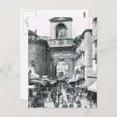 Neapel, 1908, Porta Capuano Postkarte (Vorne/Hinten)