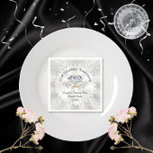 Neapel, 25. Silberne Hochzeit, 3 Größen Serviette