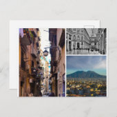 Neapel 3 Foto Postkarte (Vorne/Hinten)