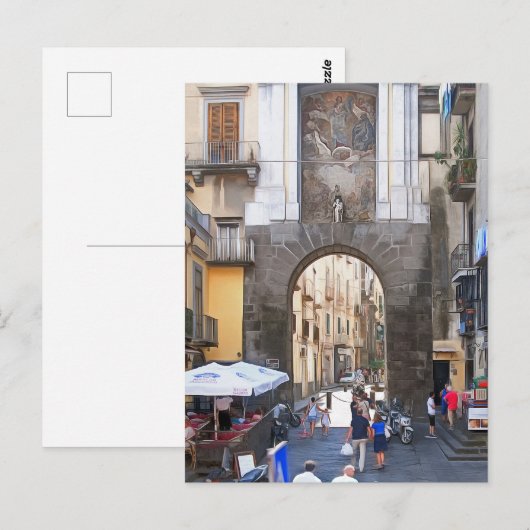 Neapel. #9. postkarte (Vorne/Hinten)