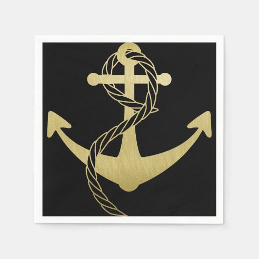 Neapel aus dem Schwarzen Party Serviette (Vorderseite)