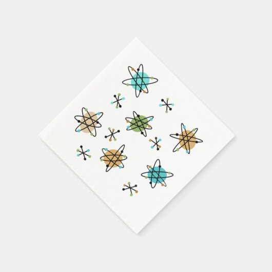 Neapel aus der Mitte des Jahrhunderts Serviette (Ecke)