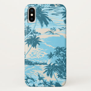 Neapel Bay Hawaiian Island Landschaftliches Aqua Case-Mate iPhone Hülle