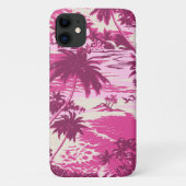 Neapel Bay Hawaiianische Insel Landschaftlich Pink Case-Mate iPhone Hülle (Rückseite)