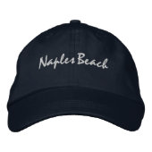 Neapel Beach Florida bestickt mit Baseballhut Bestickte Baseballkappe (Vorderseite)