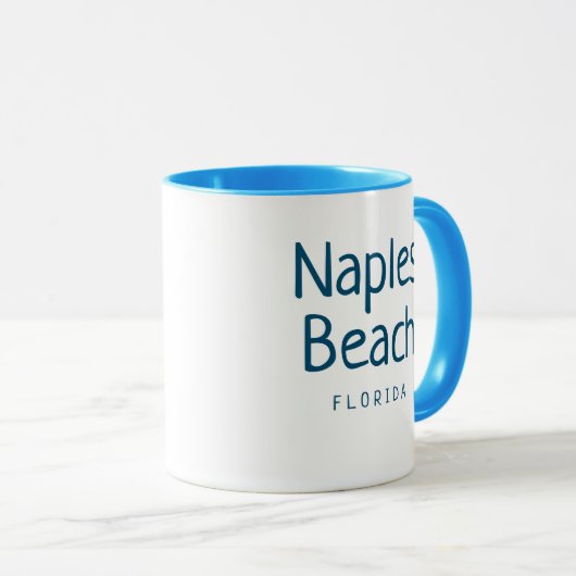 Neapel Beach Florida Kaffee Tasse (VorderseiteRechts)