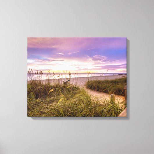 Neapel Beach Florida Leinwanddruck (Vorderseite)