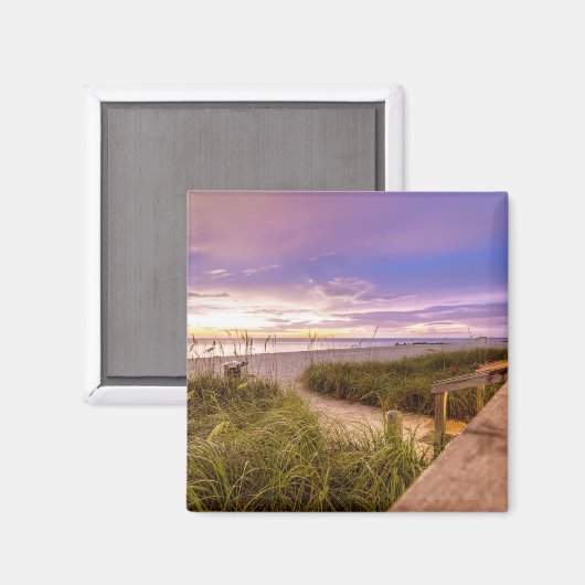 Neapel Beach Florida Magnet (Vorderseite/Rückseite)