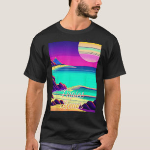 Neapel Beach Florida Parasdise Retro Vintag T-Shirt