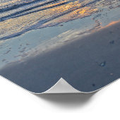 Neapel Beach, Florida, Pier bei Sunset Poster (Ecke)