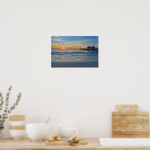 Neapel Beach, Florida, Pier bei Sunset Poster (Küche)