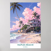 Neapel Beach, Florida Poster (Vorne)