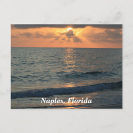 Neapel Beach, Florida Sunset Postkarte