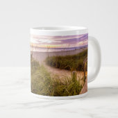 Neapel Beach Shore und Calm Ocean| Florida Jumbo-Tasse (Vorderseite Rechts)