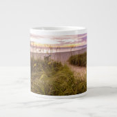 Neapel Beach Shore und Calm Ocean| Florida Jumbo-Tasse (Vorderseite)