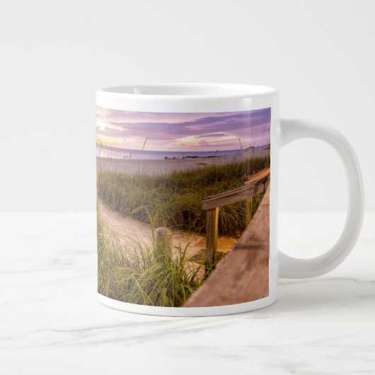 Neapel Beach Shore und Calm Ocean| Florida Jumbo-Tasse (Rechts)