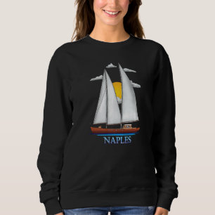 Neapel Coastal Nautical Segelschiff Sweatshirt