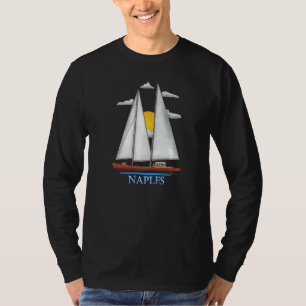 Neapel Coastal Nautical Segelschiff T-Shirt