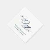 Neapel, eines Tages zu Probe Serviette (Ecke)