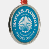 Neapel Fl (Muschel) Ornament Aus Metall (Rechts)