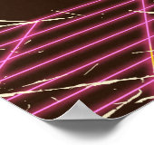 Neapel Florida 1980er Reiseplakat Poster (Ecke)