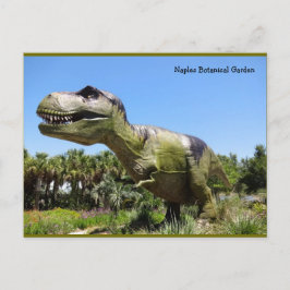 Neapel Florida Botanischer Garten - T Rex Dinosaur Postkarte
