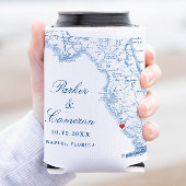 Neapel Florida Karte Elegante Wedding Gevor Dosenkühler