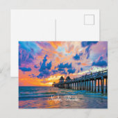 Neapel, Florida, landschaftliche Postkarte (Vorne/Hinten)