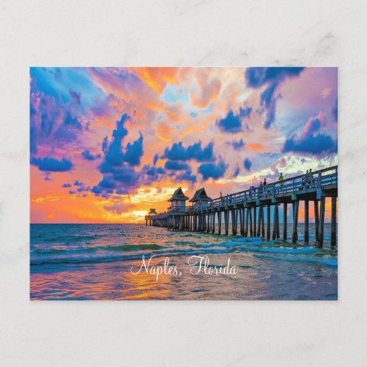 Neapel, Florida, landschaftliche Postkarte (Vorderseite)