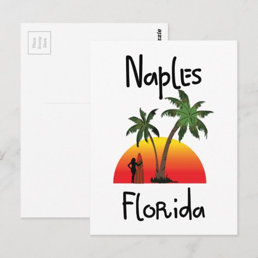 Neapel Florida Postkarte (Vorne/Hinten)