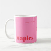 Neapel Florida rosa modern Kaffeetasse (Links)