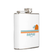 Neapel Florida Sun Palm Trees Flachmann (Rechts)