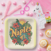 Neapel Florida träumend  Pappteller (Party)
